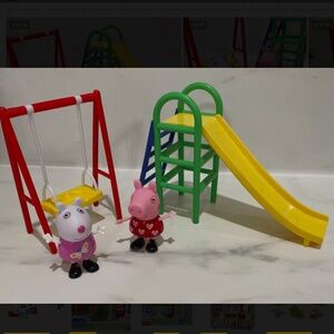 Peppa Pig Playground Fun Complete Set with Suzy Sheep
